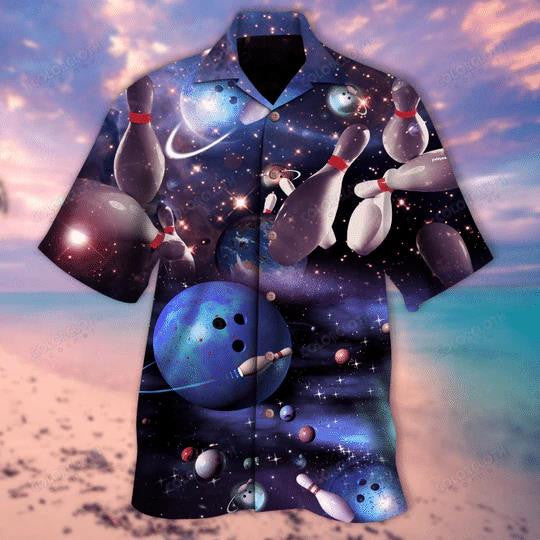 Liathróidí Babhlála agus Pionnaí sa Spás Réaltra Dearadh Téamach Léine Haváí, Bronntanas Léine Haváíais, Bronntanas Nollag