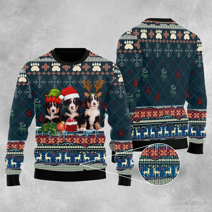 Cute Bernese Mountain Dog Christmas Ugly Christmas Sweater, Christmas Gift, Gift Christmas 2024