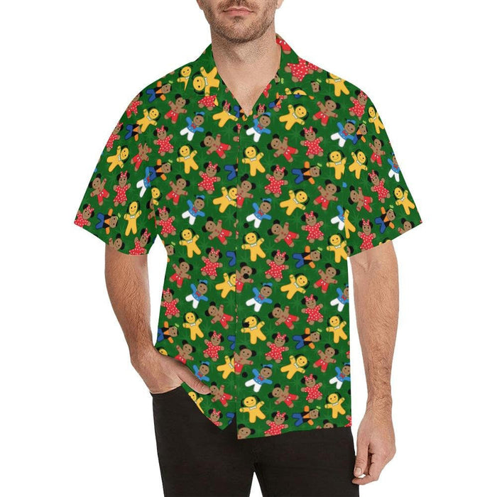 Green Theme Funny Christmas Cookies Hawaiian Shirt, Hawaiian Shirt Gift, Christmas Gift