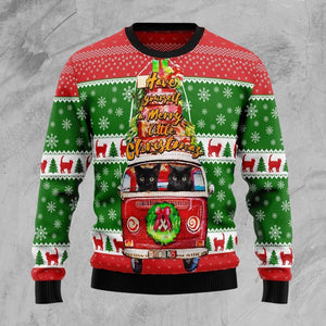 Black Cat Little Christmas Ugly Christmas Sweater,Christmas Gift,Gift Christmas 2022