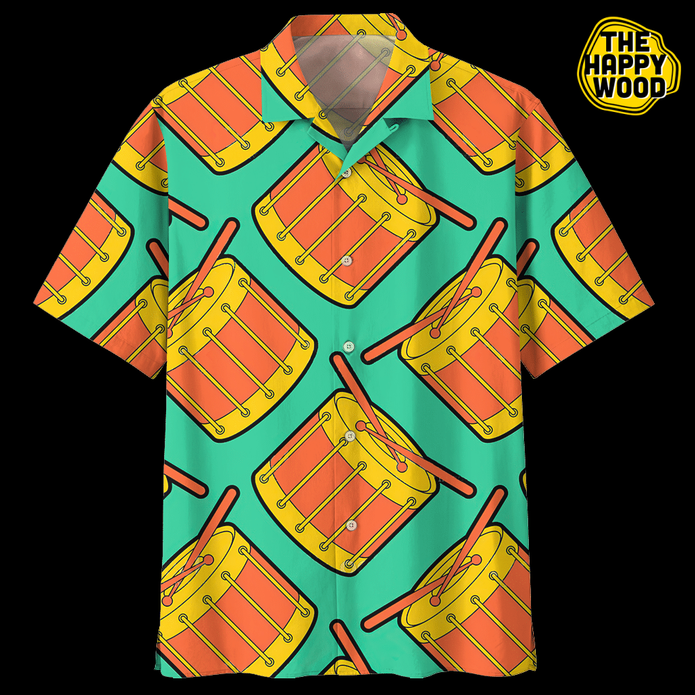 Drum Hawaiian Shirt, Hawaiian Shirt Gift, Christmas Gift