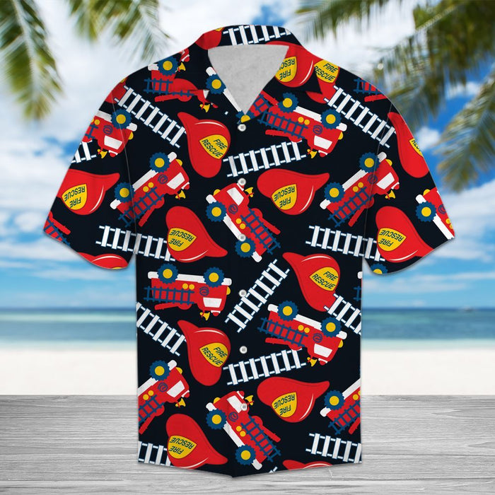 Amazing Firefighter Hawaiian Shirt, Hawaiian Shirt Gift, Christmas Gift