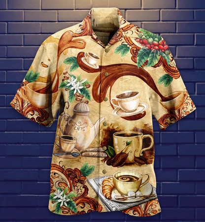 Coffee Love It - Hawaiian Shirt, Hwaiian For Gift