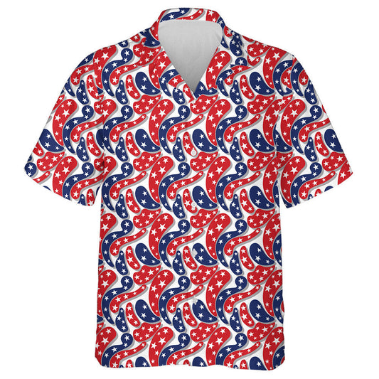 Patrún Nua-Aimseartha Líonta Dearg Agus Gorm Réiltín Péinteáil Léine Haváís, Bronntanas Léine Haváíais, Bronntanas Nollag