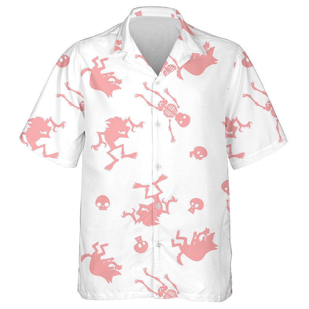 Oíche Shamhna Mac Tíre Agus Stíl Bándearg Léine Haváís, haváís don bhronntanas