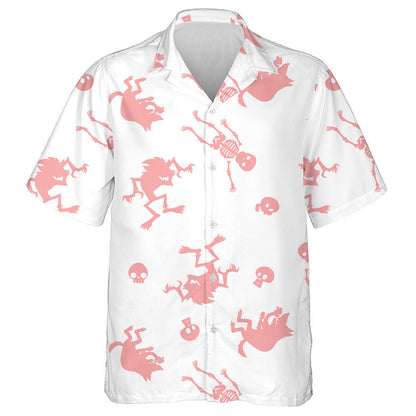 Oíche Shamhna Mac Tíre Agus Stíl Bándearg Léine Haváís, haváís don bhronntanas