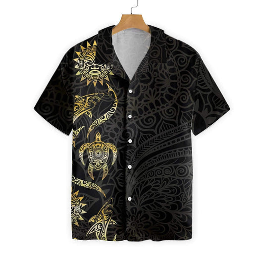 In The Ocean Polynesian Design Hawaiian Shirt, Hawaiian For Gift