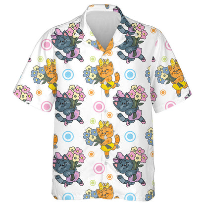 Tá Bouquet á Shealbhú ag Lady Cat i Léine Haváís Shona, Bronntanas Léine Haváíais, Bronntanas Nollag