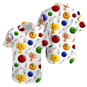Bowling Colorful Hawaiian Shirts,Hawaiian Shirt Gift, Christmas Gift