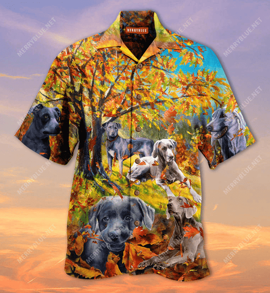 Blue Lacy Loves Oak Tree Hawaiian Aloha Shirt Hawaiian Shorts Beach Short Sleeve,Hawaiian Shirt Gift, Christmas Gift