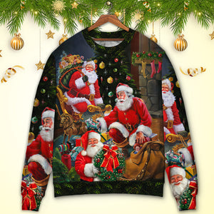 Christmas Patriot Santa Claus Ugly Christmas Sweater, Christmas Gift, Gift Christmas 2024