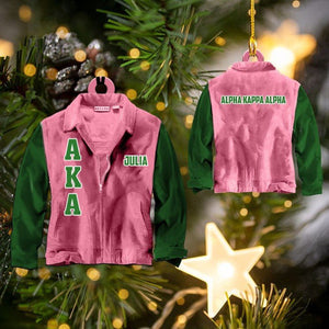 Customized Gift For Aka - Aka Pink Clothing Custom Shaped Ornament Acrylic,Christmas Decoration