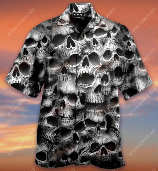 Gan Eagla Gan Péine Cloigeann Léine Gearr Muinchille Unisex Léinte T Aigéan Na Léinte Haváís is Fearr Léinte haváíais do Mhná, Bronntanas Léine Haváís, Bronntanas Nollag