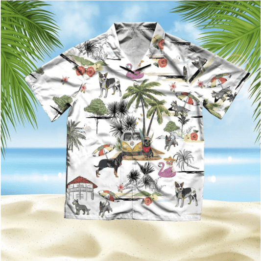 Stíl Trá Madraí Eallaigh na hAstráile Léine Haváís Ornáideach, Bronntanas Léine Haváíais, Bronntanas Nollag