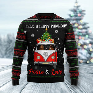 Newfoundland Dogs Carrying Gift Christmas On The Red Car Ugly Christmas Sweater,Christmas Ugly Sweater,Christmas Gift,Gift Christmas 2024