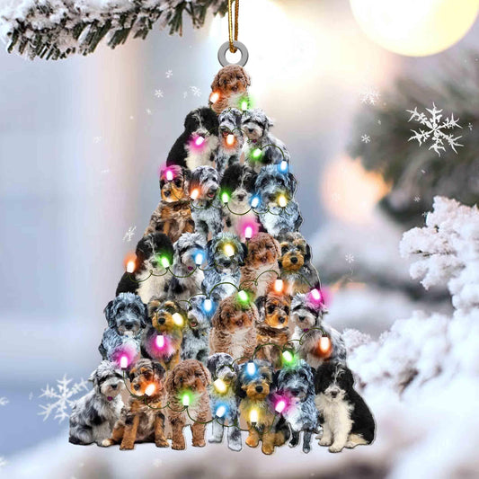 Aussiedoodle Lovely Tree Gift For Aussiedoodle Lover Gift For Dog Lover Ornament,Christmas Gift,Christmas Decoration