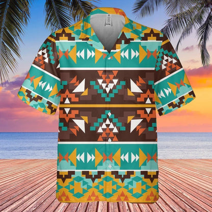 Native American Triangle All Style Pattern Hawaiian Shirt,Hawaiian Shirt Gift, Christmas Gift