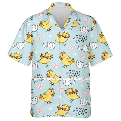 Sicín Greannmhar a Réitíonn Le Léine Haváíach Bláthanna Agus Uibheacha, Bronntanas Léine Haváíais, Bronntanas Nollag