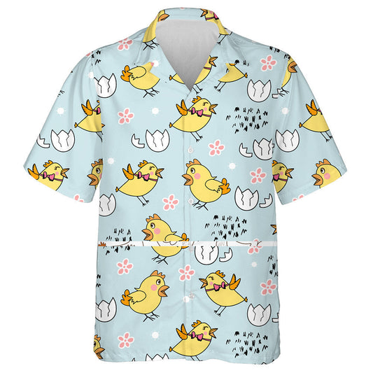 Sicín Greannmhar a Réitíonn Le Léine Haváíach Bláthanna Agus Uibheacha, Bronntanas Léine Haváíais, Bronntanas Nollag