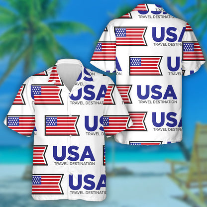 Bratach Náisiúnta Stáit Aontaithe Mheiriceá Ceann Scríbe Taistil Réaltaí Agus Stiallacha Léine Haváís, Bronntanas Léine Haváíais, Bronntanas Nollag