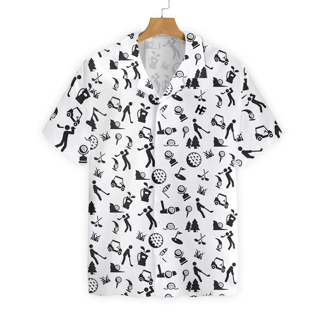 Golf Evolution The Love Of Sport Design Hawaiian Shirt, Hawaiian Shirt Gift, Christmas Gift