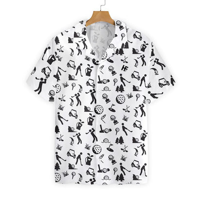 Golf Evolution The Love Of Sport Design Hawaiian Shirt, Hawaiian Shirt Gift, Christmas Gift