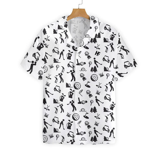 Golf Evolution The Love Of Sport Design Hawaiian Shirt, Hawaiian Shirt Gift, Christmas Gift