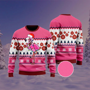 Flamingo Christmas Ugly Christmas Sweater, Christmas Gift, Gift Christmas 2024