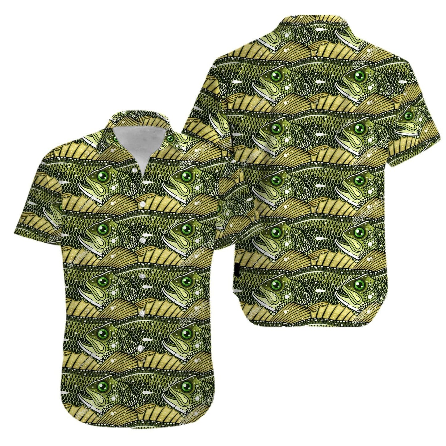 Bass Fishing Hawaiian Shirts ,Hawaiian Shirt Gift, Christmas Gift