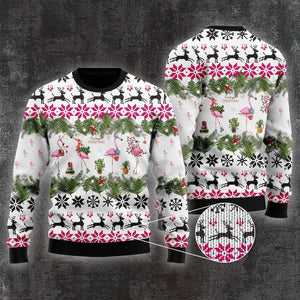 Flamingo Christmas Ugly Christmas Sweater, Christmas Gift, Gift Christmas 2024