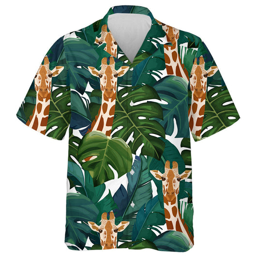 Sioráf a cheilt i bpatrún coimhthíocha duillí pailme Léine haváí, bronntanas Léine haváíais, bronntanas Nollag