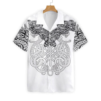 Celtic Dragon Tattoo 3D Pattern Design Hawaiian Shirt,Hawaiian Shirt Gift, Christmas Gift