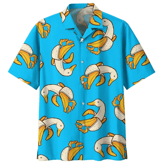 Dearadh Cúlra Lacha Banana Gorm Léine Haváí, Haváis Do Bhronntanais