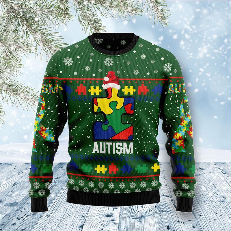 Autism Ugly Christmas Sweater, Christmas Ugly Sweater,Christmas Gift,Gift Christmas 2022