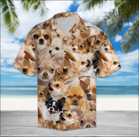 Chihuahua Hawaiian Shirt â€“ Dnstyles_Hawaiian Shirt Gift, Christmas Gift