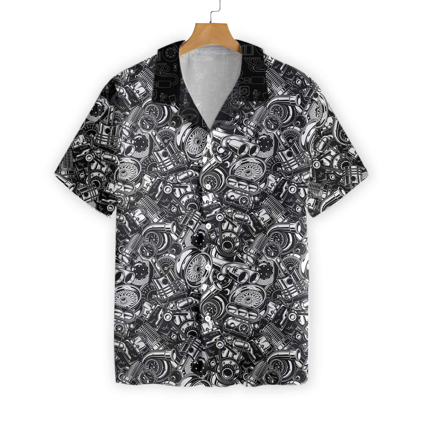 Dearadh Clasaiceach Deisiúchán Léine Haváís Fiú Marbh Ar Chúlra Dorcha, Bronntanas Léine Haváíais, Bronntanas Nollag