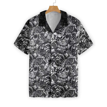 Dearadh Clasaiceach Deisiúchán Léine Haváís Fiú Marbh Ar Chúlra Dorcha, Bronntanas Léine Haváíais, Bronntanas Nollag