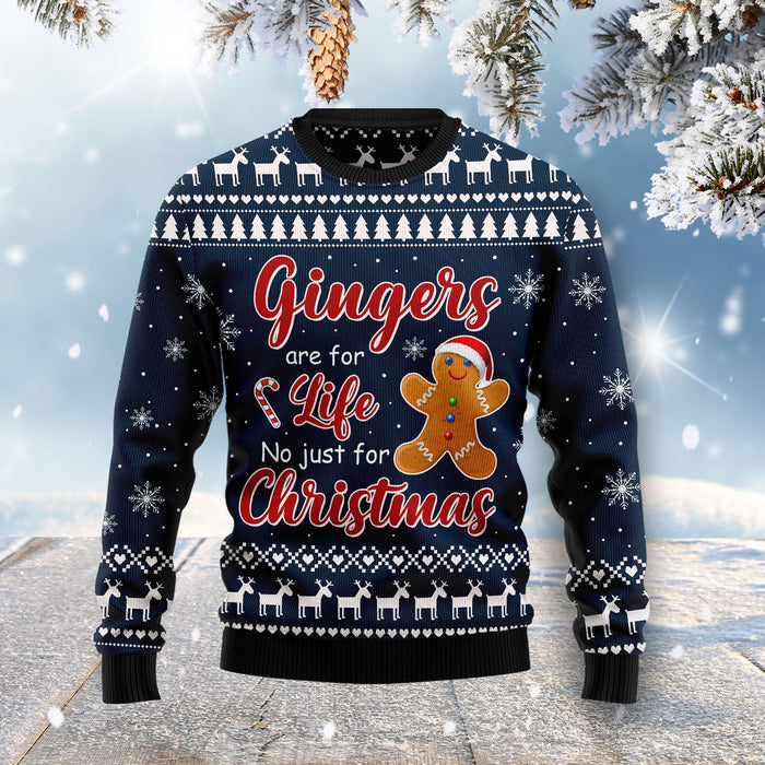 Gingers Are For Life Not Just For Christmas Ugly Christmas Sweater, Christmas Ugly Sweater,Christmas Gift,Gift Christmas 2022