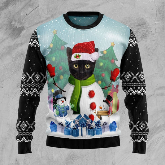 Cat Snowman Ugly Christmas Sweater, Christmas Ugly Sweater,Christmas Gift,Gift Christmas 2022
