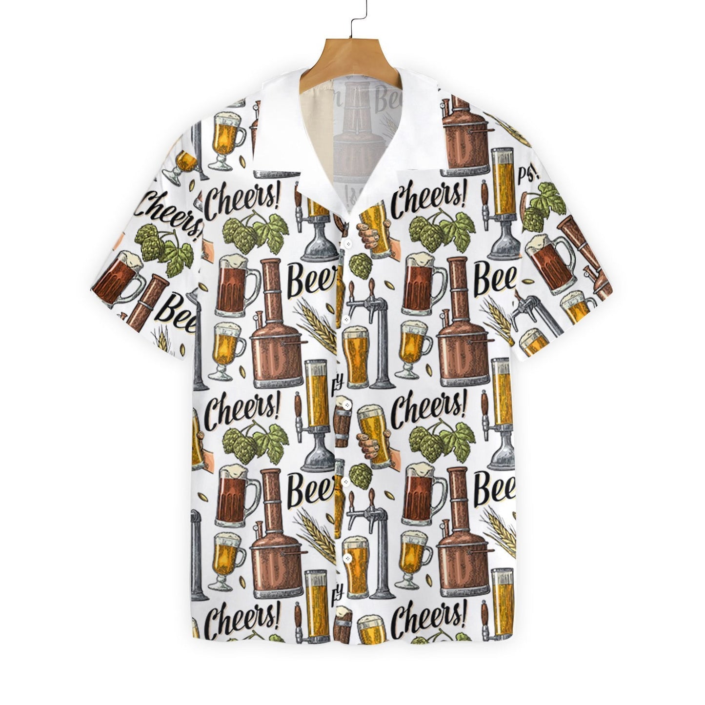Cheers For The Day With Beer Druncle Design Hawaiian Shirt, Hawaiian Shirt Gift, Christmas Gift