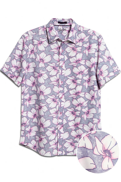 Hibiscus Floral Hawaiian Shirt, Hawaiian Shirt Gift, Christmas Gift