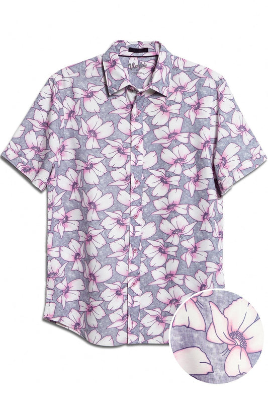 Hibiscus Floral Hawaiian Shirt, Hawaiian Shirt Gift, Christmas Gift