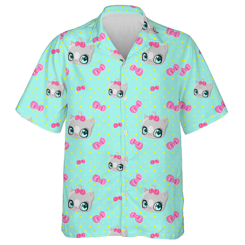 Cait Bogha Bándearg Agus Réaltaí ar Chúlra Gorm Léine Haváís, Bronntanas Léine Haváíais, Bronntanas Nollag