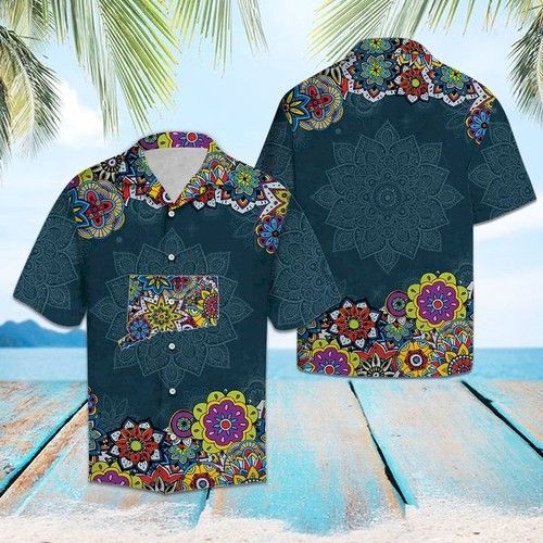 Connecticut Mandala Hawaiian Shirt Summer, Hwaiian For Gift