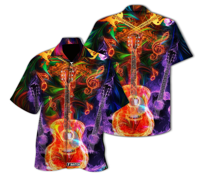 Amazing Guitar Unisex Hawaiian Shirt, Christmas Gift