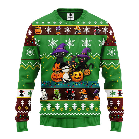 Cat Cute Witcher Noel Ugly Christmas Sweater, Christmas Ugly Sweater,Christmas Gift,Gift Christmas 2022