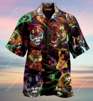 Amazing Tiger Unisex Hawaiian Shirt, Hawaiian Shirt Gift, Christmas Gift