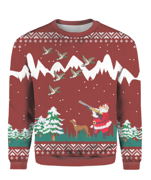 Duck Hunting Christmas Ugly Christmas Sweater, Christmas Gift, Gift Christmas 2024