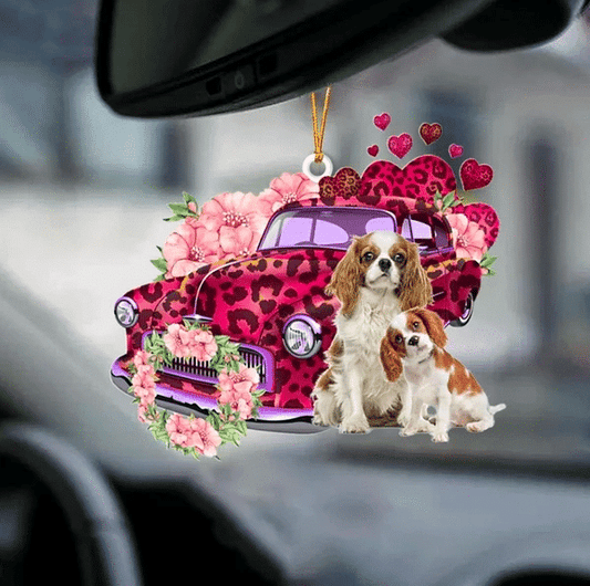 Cavalier King Charles Spaniel Christmas Ornament , Happy Christmas Ornament, Christmas Gift, Christmas Decoration
