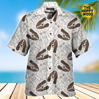 Dachshund 3D Hawaiian Hawaii Shirt, Hwaiian For Gift